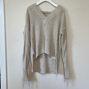 NSF Confetti High Low Swetaer